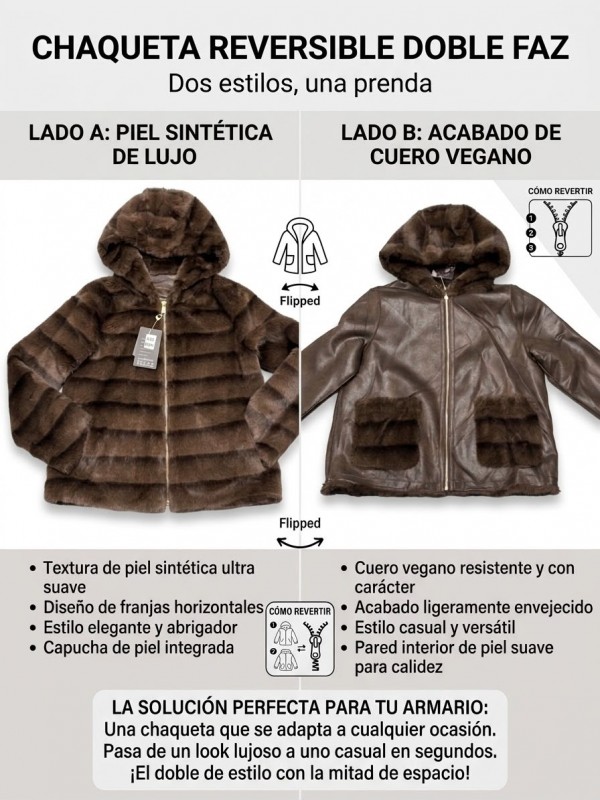 Chaqueta Térmica Reversible con...