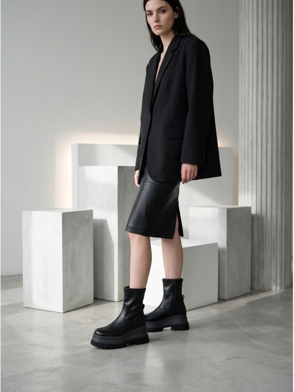 Botines de Moda con Plataforma,...