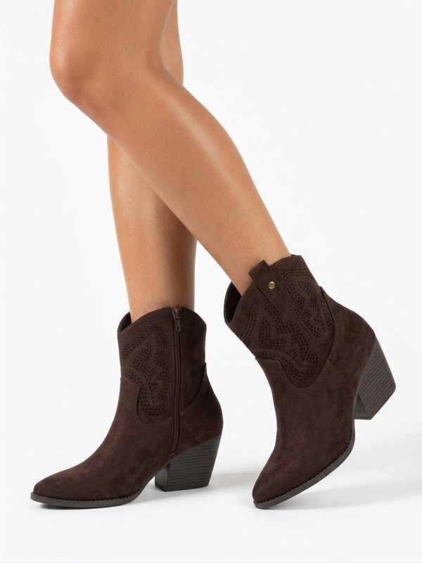 Botines Cowboy Calados de Moda para...