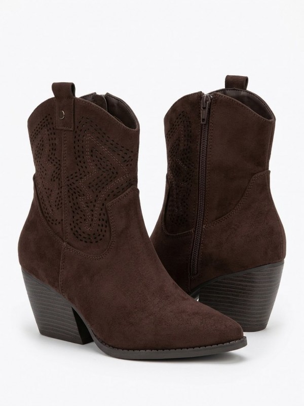 Botines Cowboy Calados de Moda para...