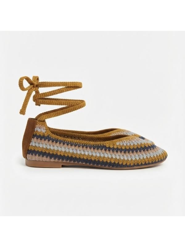 Zapatos Planos con Cordones...