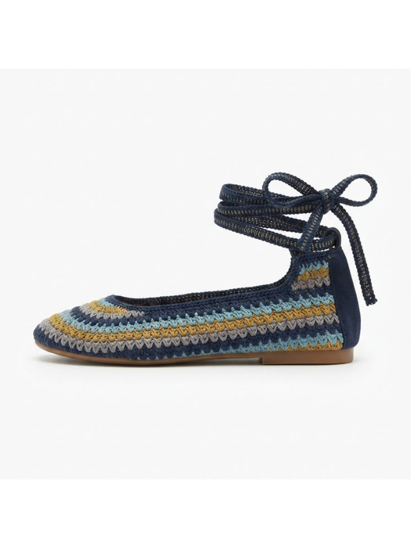 Zapatos Planos con Cordones...