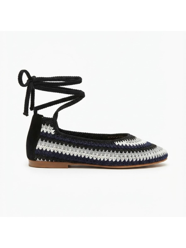 Zapatos Planos con Cordones...
