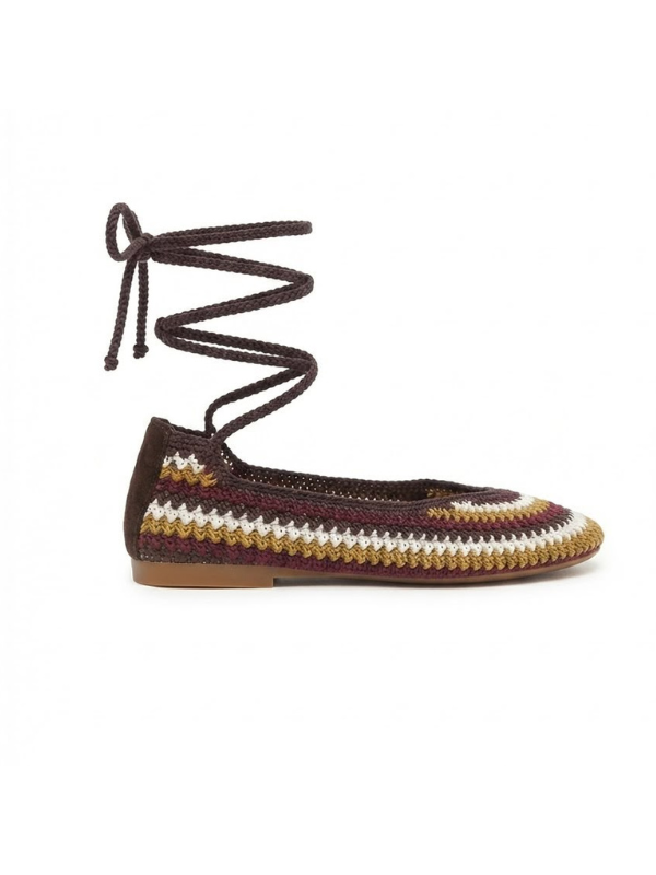 Zapatos Planos con Cordones...