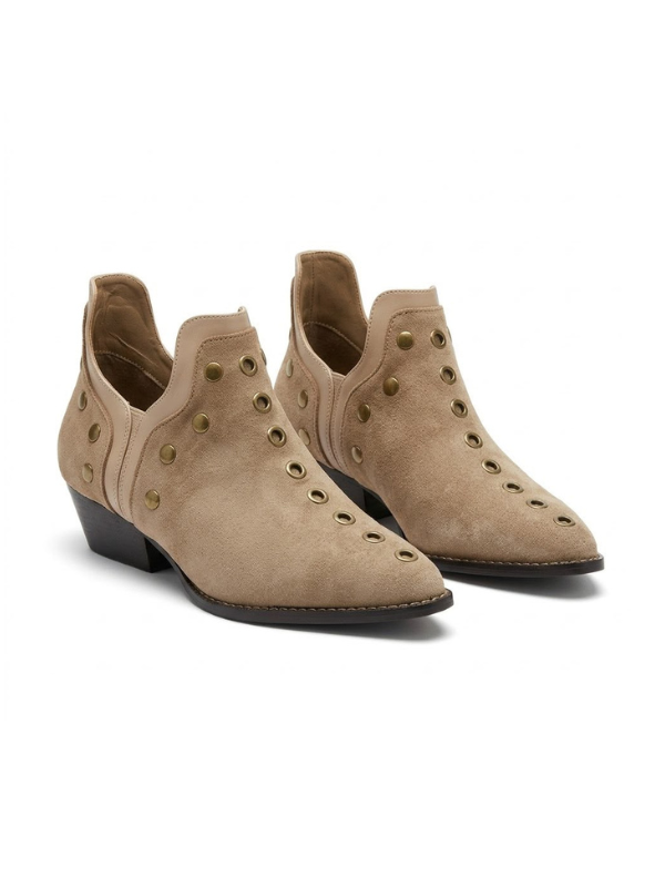 Botines de Punta Fina con Diseño de...