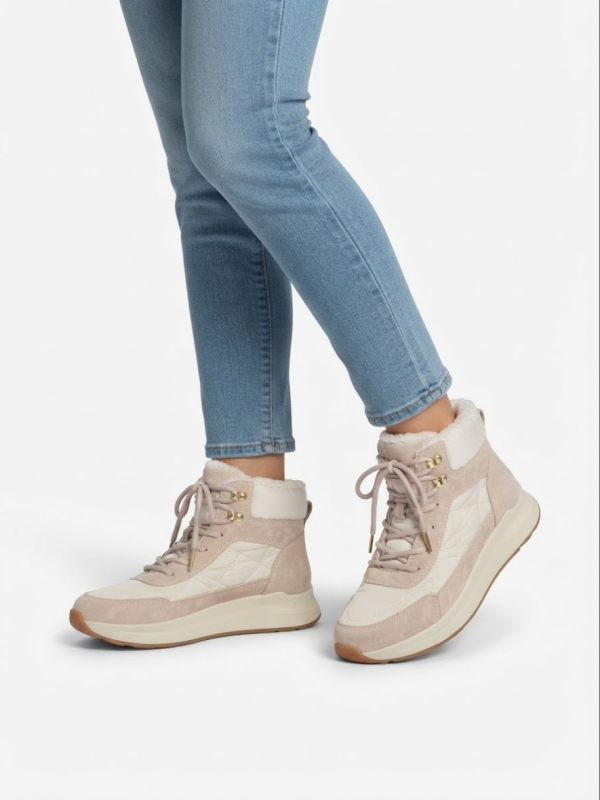 Botines con cordón