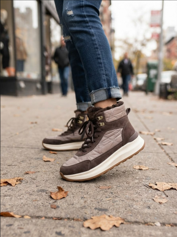 Botines con cordón