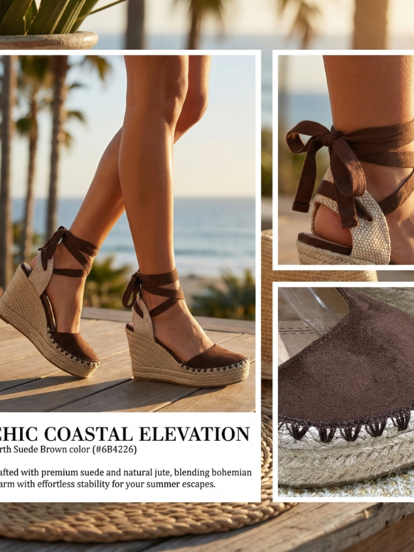 Sandalias con cuña