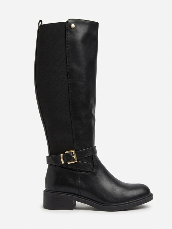Botas Altas de Tacón Bajo para Mujer,...