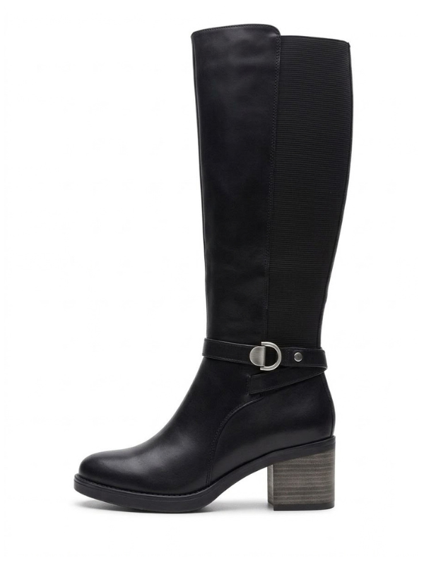 Botas Altas de Tacón Grueso de 6,5 cm...