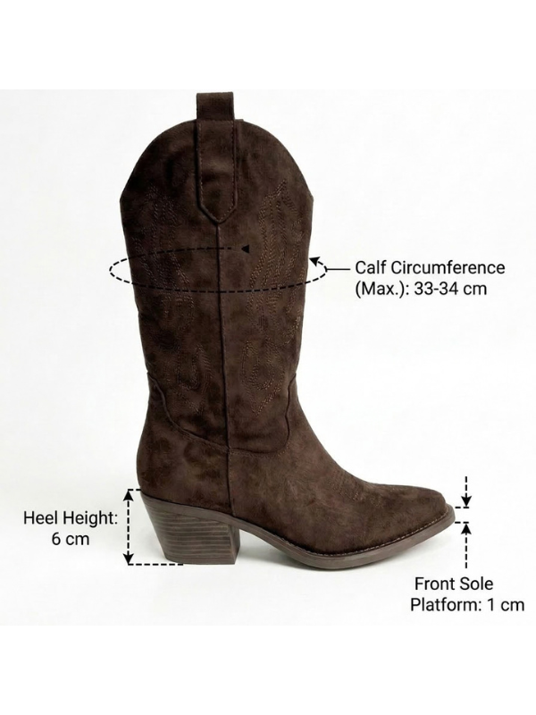 Bota cowboy para mujer