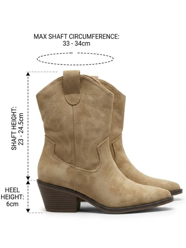 Botines Cowboy para mujer 2