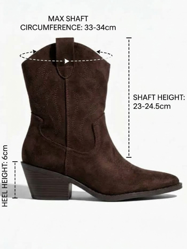 Botines Cowboy para mujer