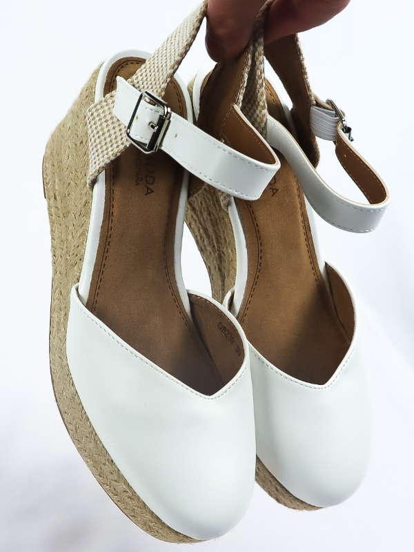 Alpargatas suela esparto cuña medio...