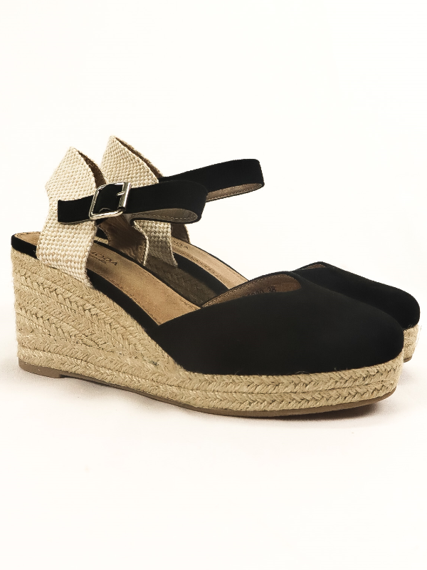 Alpargatas suela esparto cuña medio...