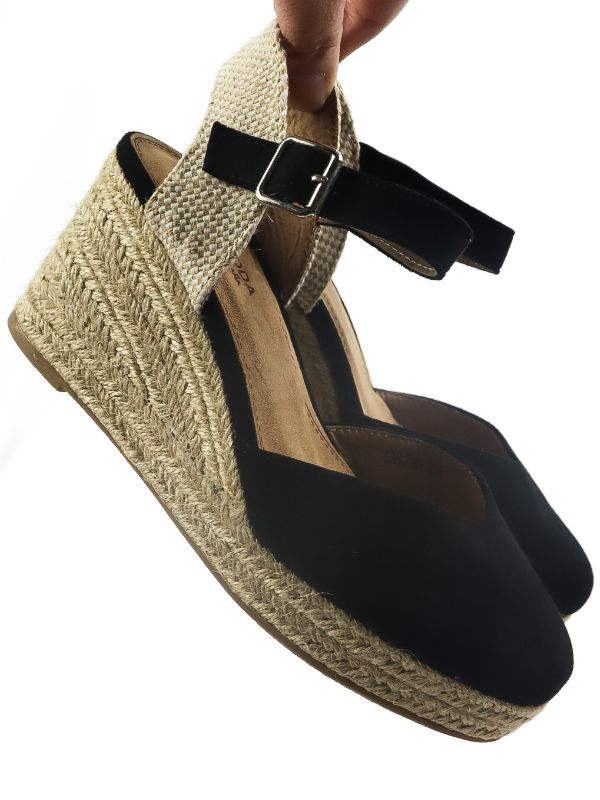 Alpargatas suela esparto cuña medio...