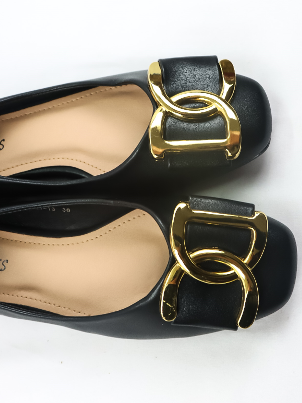 Bailarina con tacón bajo diseño...