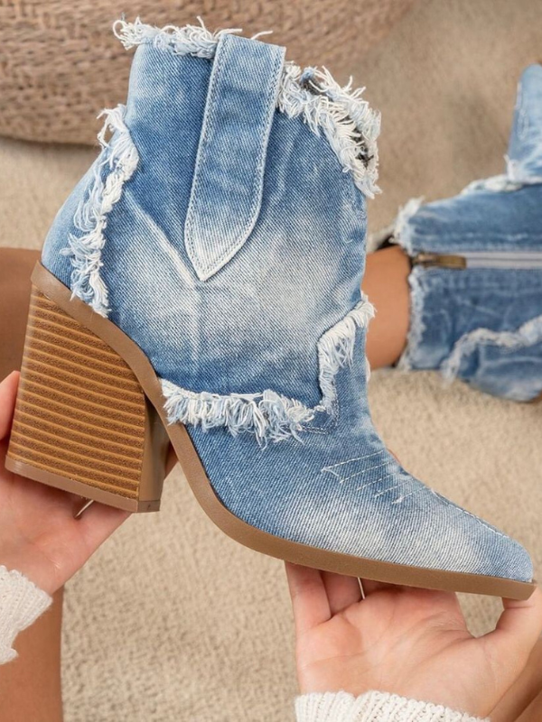 Botín campera vaquero