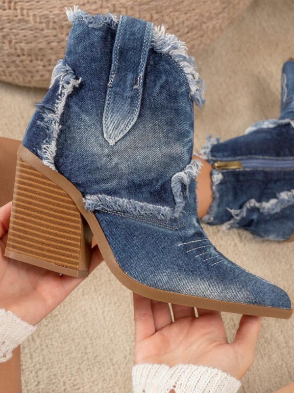 Botín campera vaquero