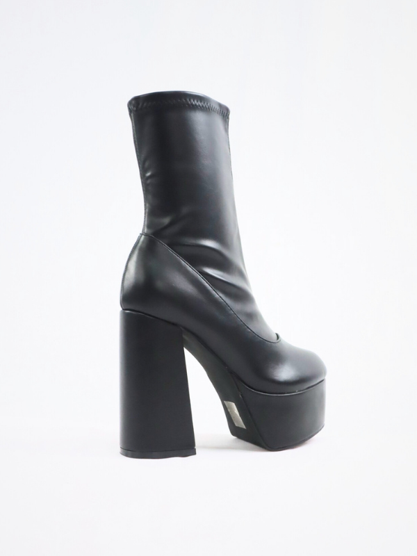 Botas clásica minimalista plataforma...