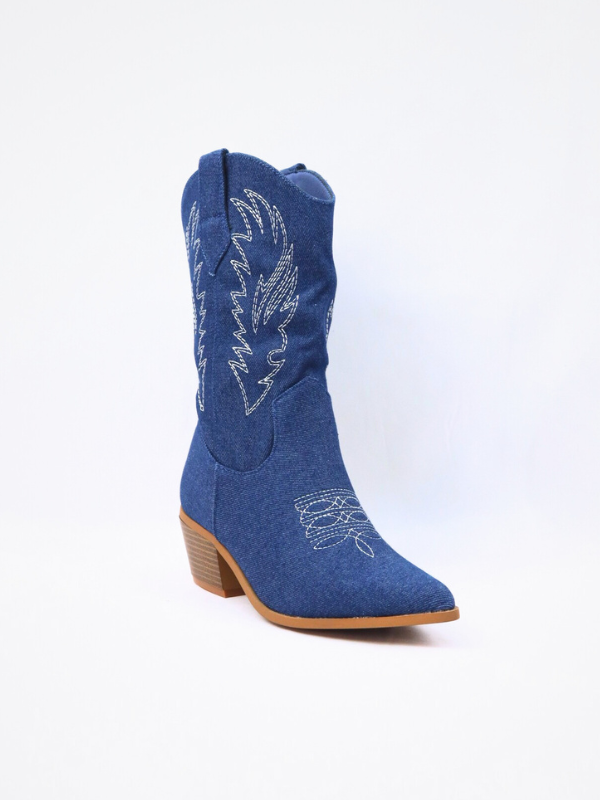Botín cowboy vaquera