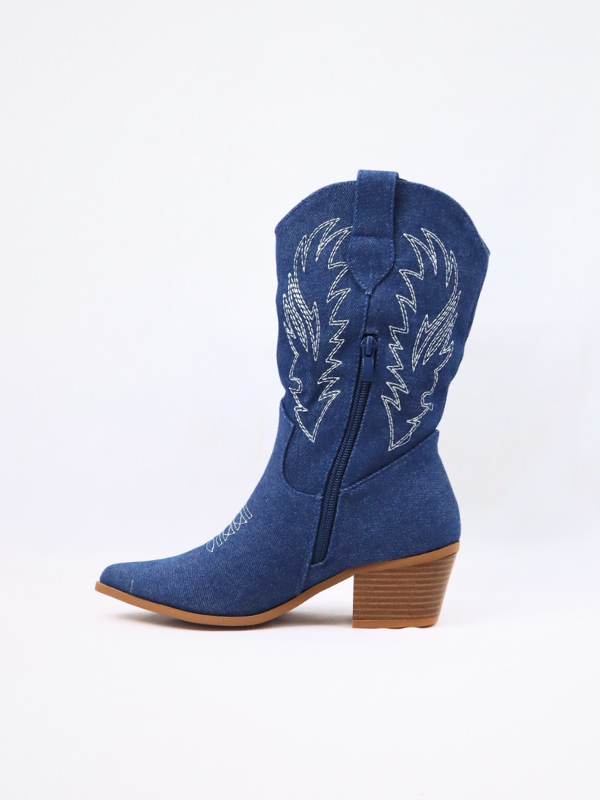 Botín cowboy vaquera