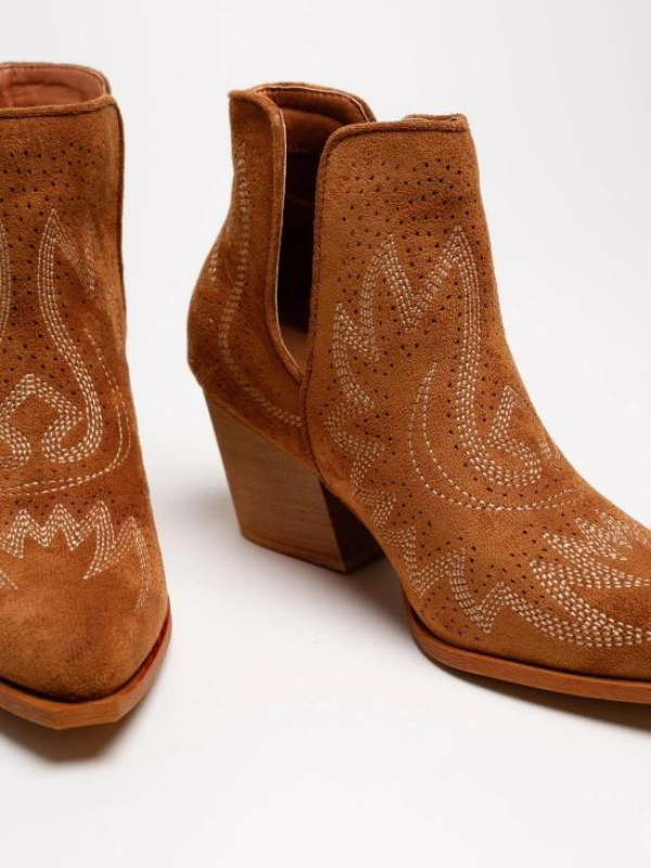 BOTIN BAJO COWBOY NUMADE- CAMEL