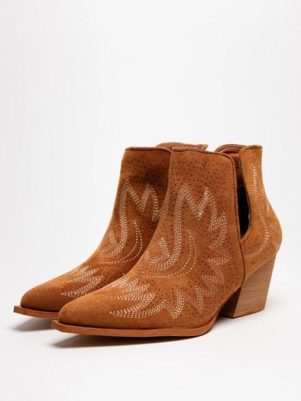 BOTIN BAJO COWBOY NUMADE- CAMEL