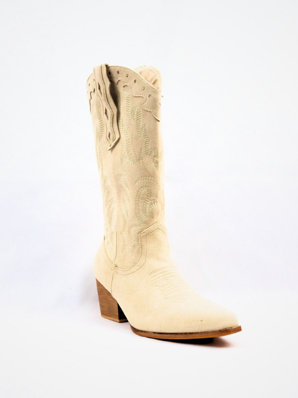 Botas cowboy - beige