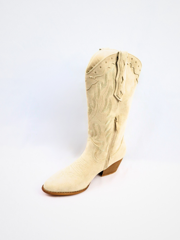 Botas cowboy - beige