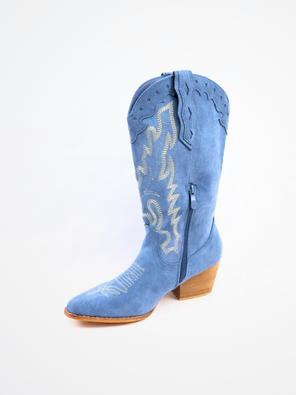Botas cowboy azul