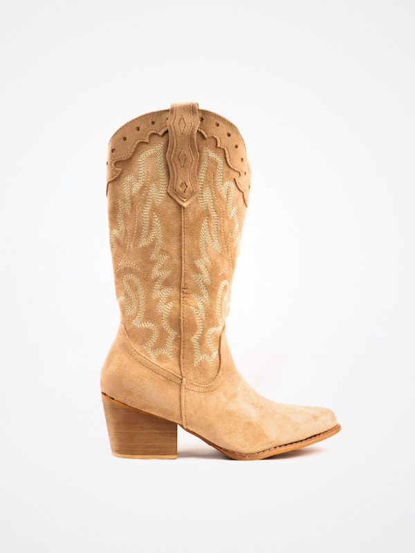 Botas cowboy camel
