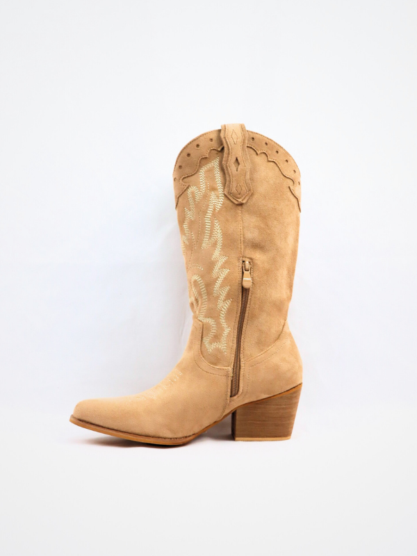 Botas cowboy camel