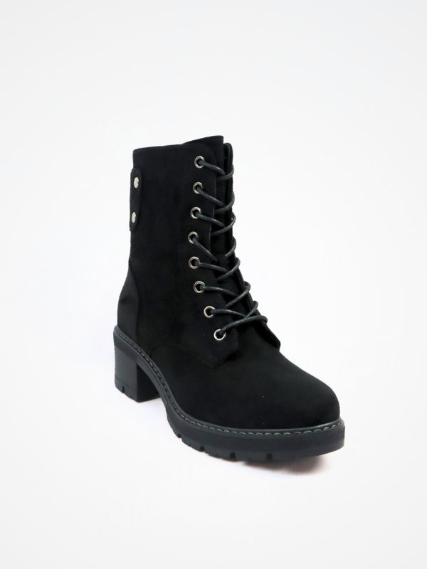 Botines tobillo altas - negro