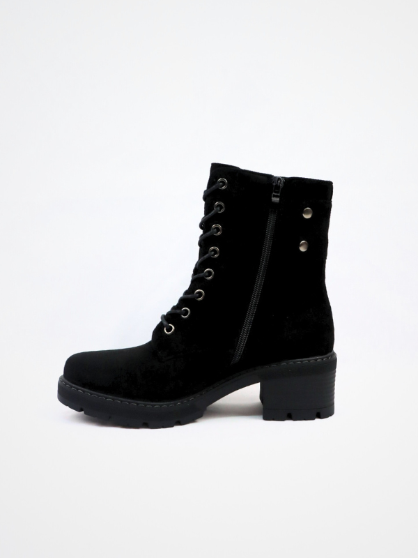 Botines tobillo altas - negro