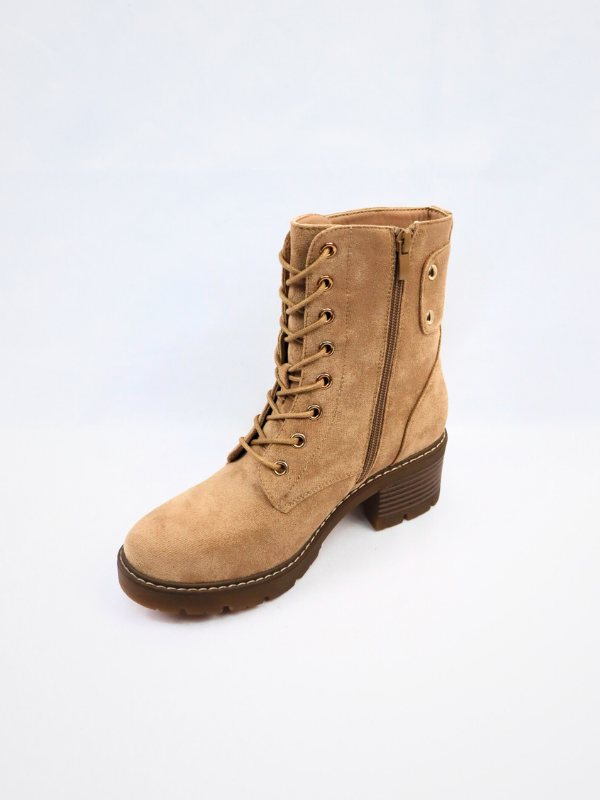 Botines tobillo altas - camel