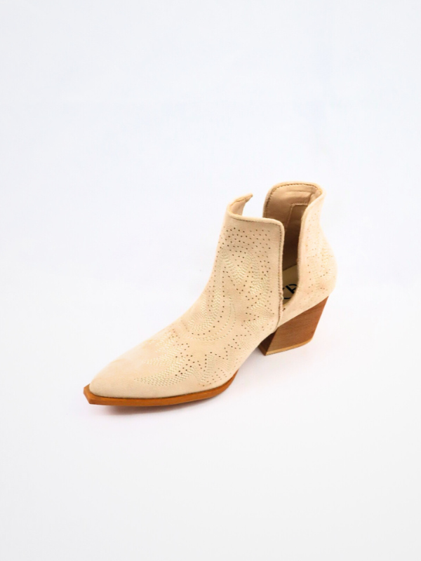 BOTIN BAJO COWBOY NUMADE- BEIGE