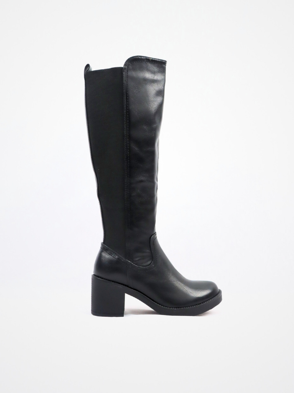 Botas alta tacón baja -mujer