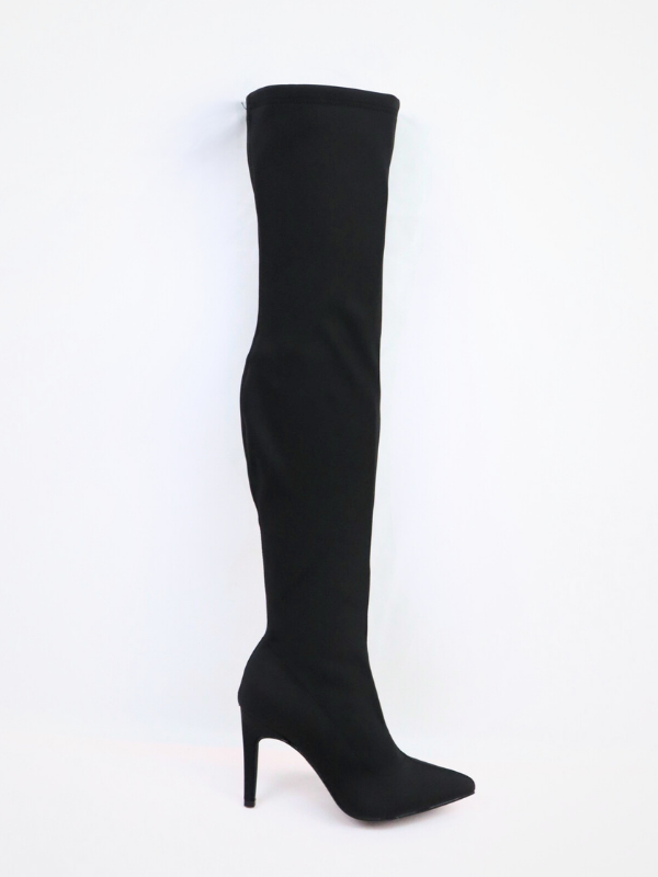 Botas alta licra elástica...