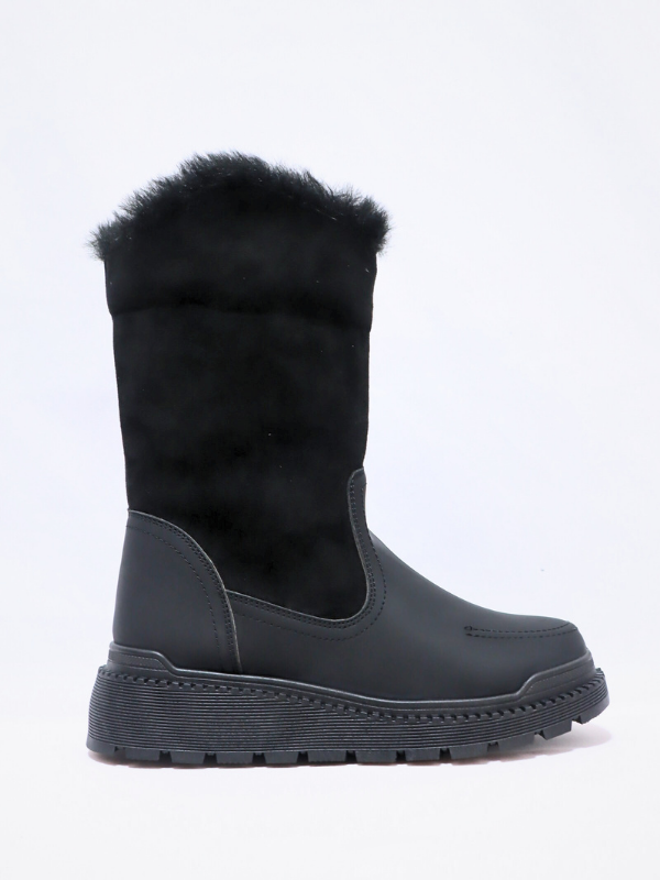 Botas nieve negro - mujer