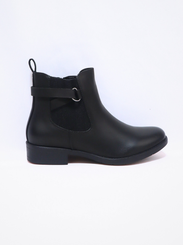 Botines bajos negro - mujer