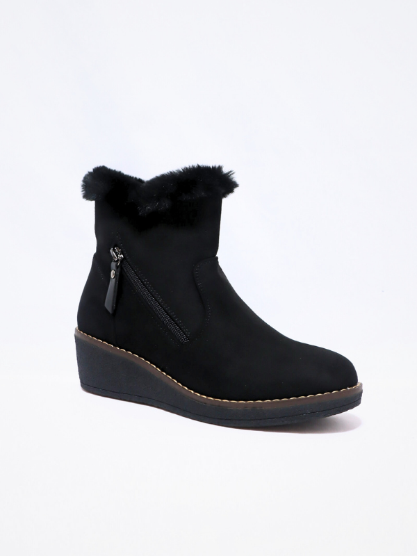 Botas cuña negro - mujer 2