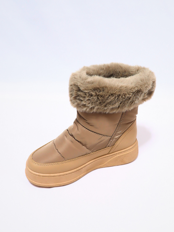 Botines nieve kaki - mujer