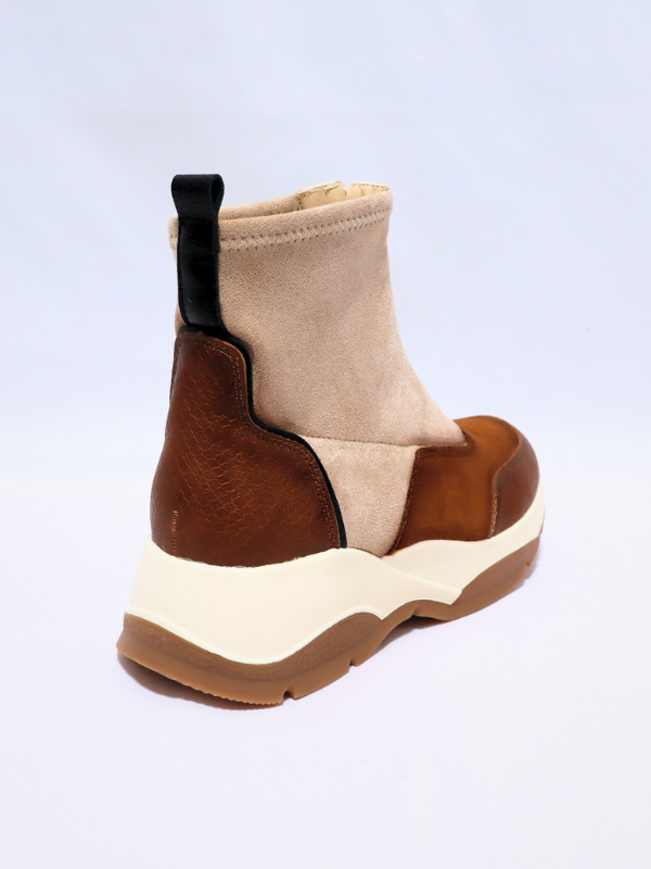 botines cremallera - mujer