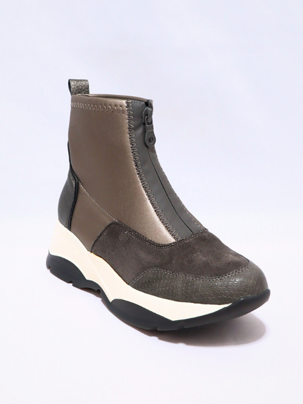 botines cremallera - mujer