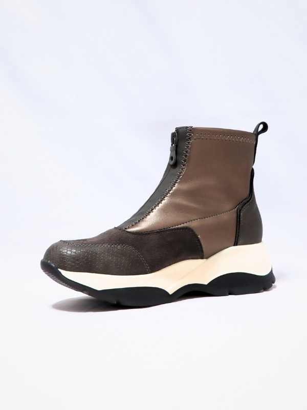 botines cremallera - mujer