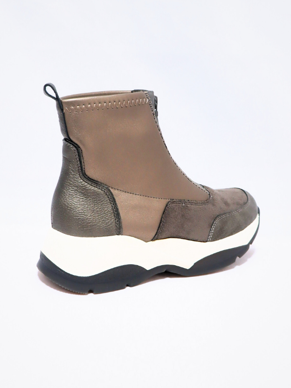 botines cremallera - mujer