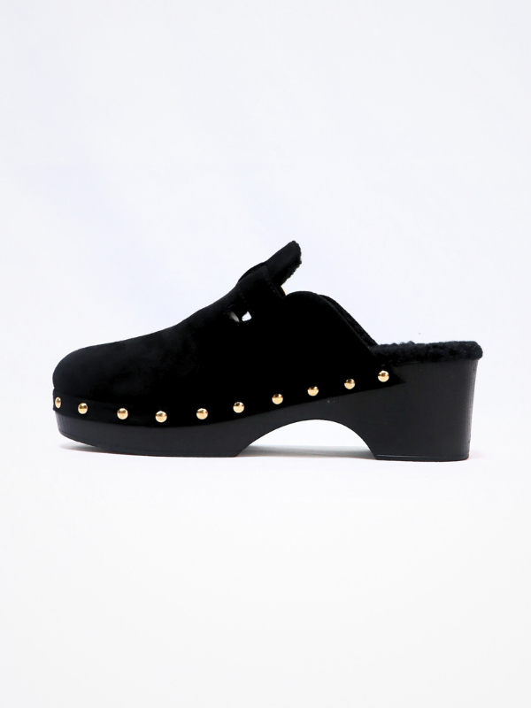 Zuecos negro - mujer