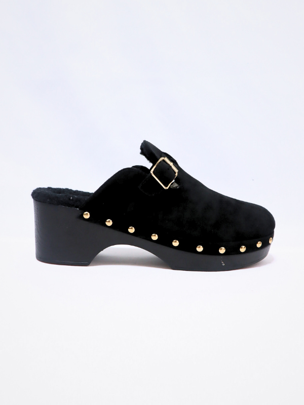 Zuecos negro - mujer