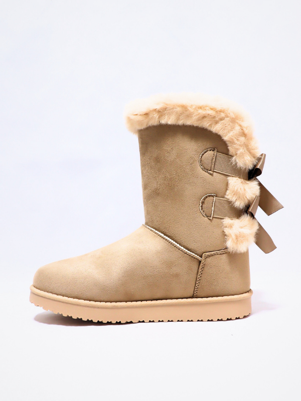 Botin plano -forrado con pelo-